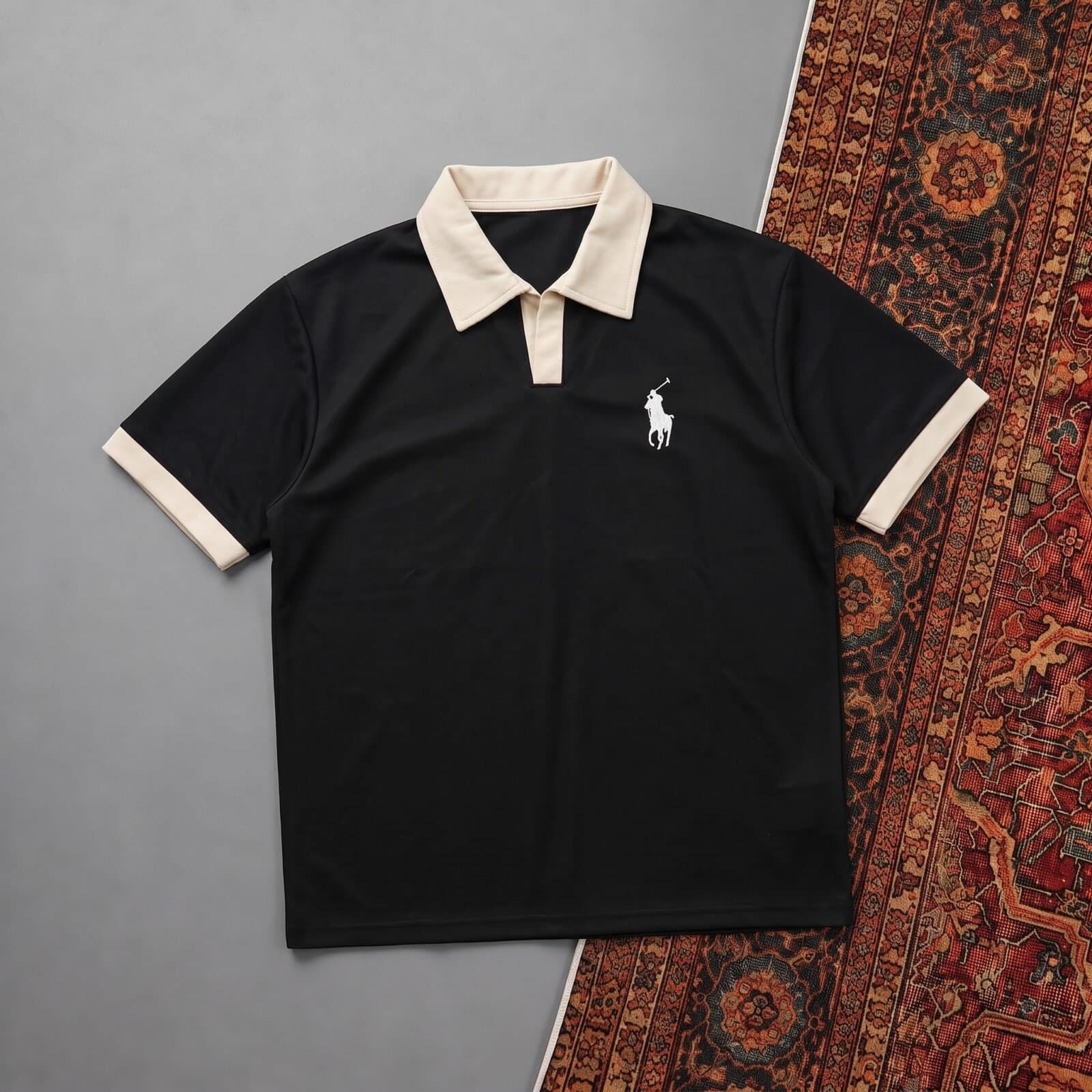 CONTRAST COLLAR POLO-CT03