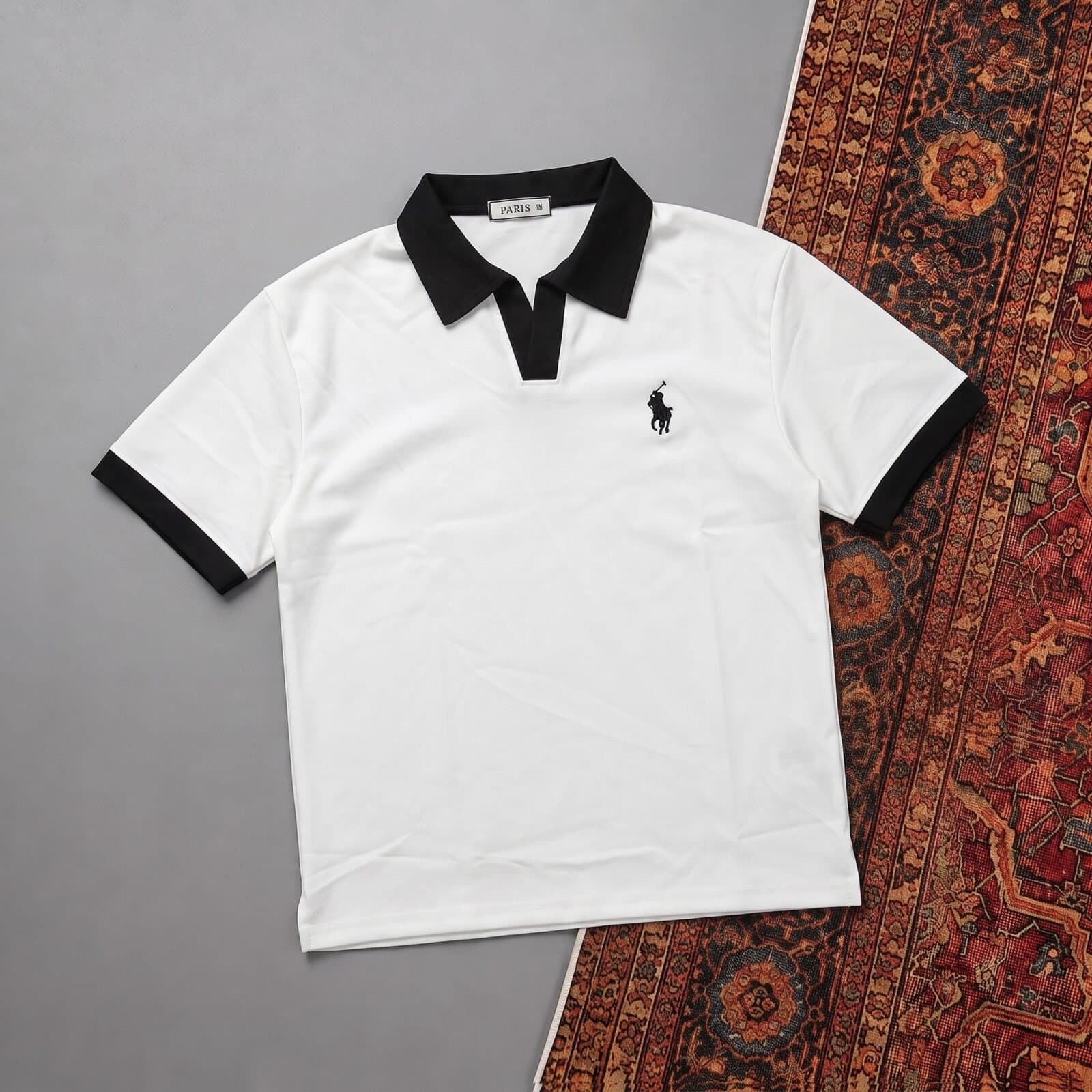 CONTRAST COLLAR POLO-CT02