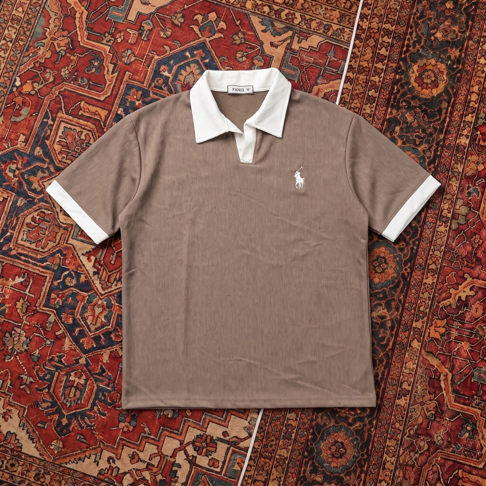 CONTRAST COLLAR POLO-CT05