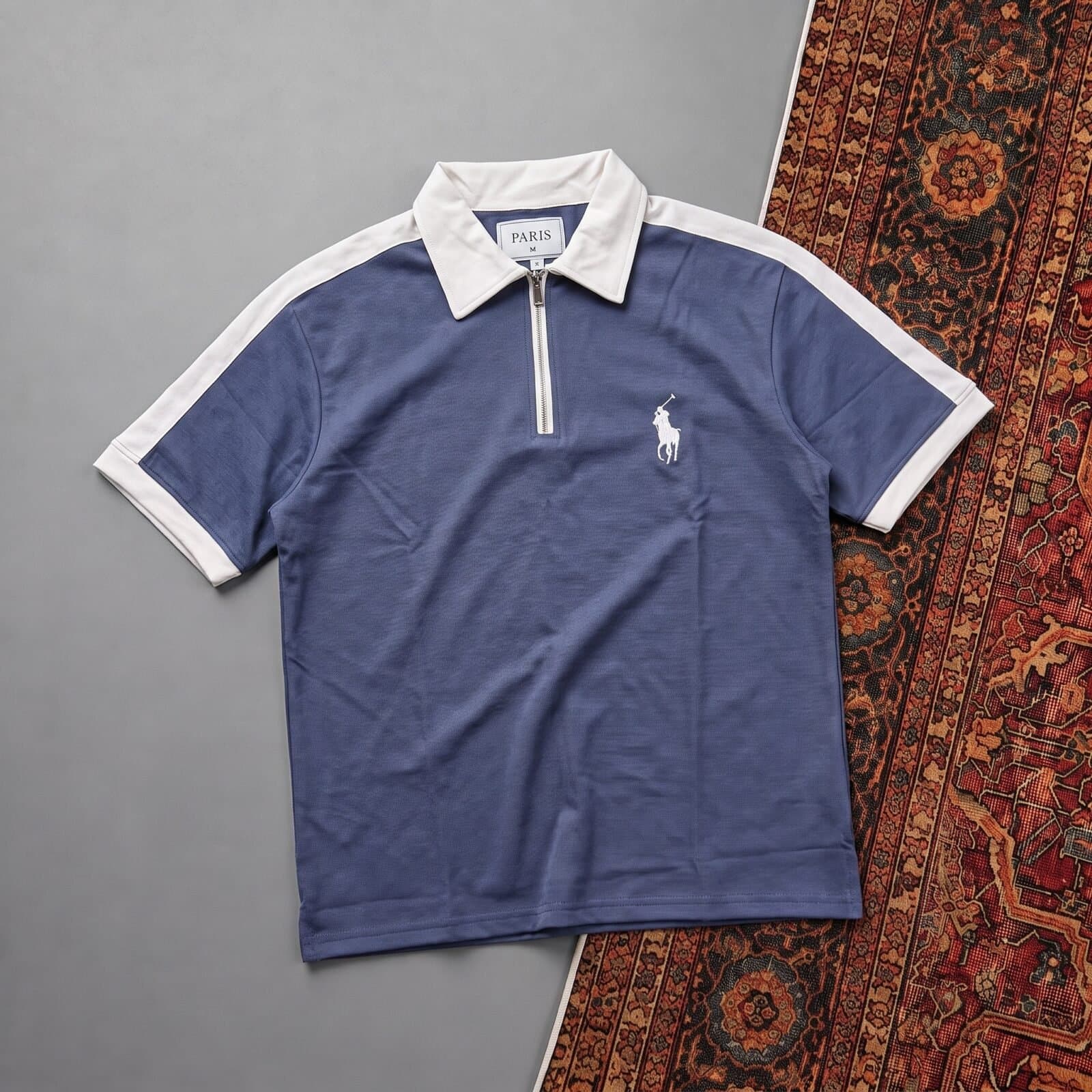 ZIPPER NECK POLO-SP02